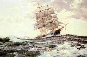 Montague Dawson : The New Englander, The Forest Queen of Boston